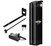 SSCYHT 36V15.6Ah,4pin, Rechargeable E-Bike Battery 36V/48V 15.6Ah 18Ah 21Ah Downtube Lithium Battery Pack ALX 072 Type for Folding Bicycle Motors with 2Pins/4Pins Port