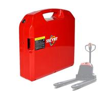 SSCYHT 48V 24V Electric Forklift Battery LiFePO4 Lithium Battery | Replacement Battery for Electric Pallet Jack Truck CBD15/CBD20, Portable Handle, SBS75X Connector