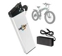 SSCYHT 48V10.4Ah, 48V 8Ah 10.4Ah 12Ah 14Ah Foldable E-Bike Battery 36V 10Ah 13Ah 15Ah 17.5Ah Li-ion Battery for 100W-700W Electric Bicycle Motor with Charger