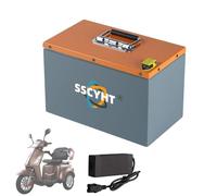 SSCYHT ,48V20Ah, 48 Volts Backup Lithium Battery 48V 20Ah 25Ah 30Ah E-Bike Tricycle Motorcycle Battery for 1440W Moped Motor Kit