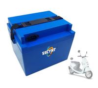 SSCYHT ,48V25Ah, 72V 60V 48V 15Ah 20Ah 25Ah 30Ah Motorcycle Battery Pack Portable Replacement Lithium Battery with Charger and ABS Shell for Bicycle Scooter Motor Kit