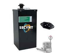 SSCYHT 48V30Ah B, 48V 30Ah Detachable Li-ion Battery Replacement Electric Pallet Jack Battery Pack for 1440Wh Forklift Motor Spare Kit