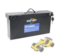SSCYHT 48V40AH, 36V 12Ah 15Ah Go Kart Battery 48V 20Ah 30Ah 40Ah Replacement Lithium Battery Pack for 0-2000W Bumper Cars/Drift Car Motor Kit