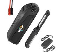 SSCYHT Anderson,48V15Ah, Downtube Ebike Battery 48V 13Ah 15Ah 17.5Ah 20Ah Lithium Batteries with Charger/Safe Lock/BMS/USB Port for Electric Bicycle Motor 250W 350W 500W 750W 1000W
