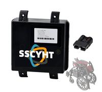 SSCYHT Black,24V20Ah, 24 Volts Rechargeable Lithium Battery Pack 24V 12Ah 15Ah 20Ah 25Ah Electric Wheelchair Battery Lead-Acid Replacement Batteries for 0-600W Motor