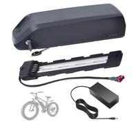 SSCYHT Lithium Battery 48V 10.4Ah 13Ah 15Ah Rechargeable Battery 36V Down Tube Batteries 48V Li-ion Batteries with Charger and 5-Pin Port for 250W - 750W Motor Kit,48V15Ah T Plug