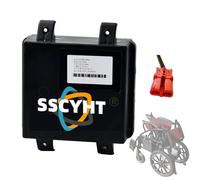 SSCYHT Red,24V15Ah, 24 Volts Rechargeable Lithium Battery Pack 24V 12Ah 15Ah 20Ah 25Ah Electric Wheelchair Battery Lead-Acid Replacement Batteries for 0-600W Motor