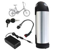 SSCYHT Replacement Battery 36V 10.4Ah Lithium Battery 13Ah 8Ah 17.5Ah Removable Batteries 9Ah Li-ion Batteries Bottle Shape with 4cores Port for 50W - 650W Motor,36V16Ah T Plug 420mm