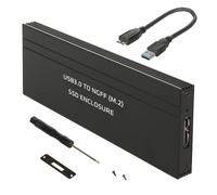 Maclean USB 3.0 hard drive enclosure for M.2 SDD NGFF hard drives up to 5Gbps External SSD enclosure 2230/2242/2260 / 2280mm adapter Supports UASP plug & play