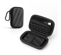 SSD Hard Case for Samsung T9/T7 Shield/T7/T7 TOUCH External SSD Drive 1TB, 2TB, 4TB Portable Cover Protective Travel Carrying Storage Bag (Black)