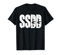 SSDD Military Slang Tactical Stencil Text Design T-Shirt
