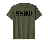 SSDD - Same Shit Different Day - Army Slang US Jargon Text T-Shirt