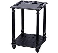 SSDDLZEQ Billiards placement device Premium 12-Slot Solid Wood Pool Cue Stand - Square Painted Billiard Rack For Table Accessories