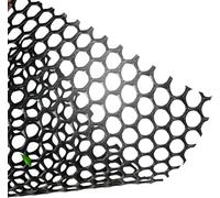 SSDDLZEQ Black Plastic Roll Heavy Duty Outdoor Privacy Fence Mesh Plastic Mesh Flexible Wire Fence Mesh For Balcony Security(0.5x50m(1.6x164ft))