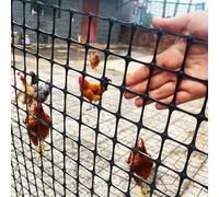 SSDDLZEQ Deer Rabbit Chicken Dog Poultry Fence, Black Plastic Lightweight Mesh Safety Netting, Reusable Temporary Swimming Pool Fence Rolls(1.2x50m/3.3x164ft)