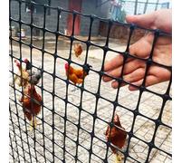 SSDDLZEQ Deer Rabbit Chicken Dog Poultry Fence Black Plastic Lightweight Mesh Safety Netting Reusable Temporary Swimming Pool Fence Rolls(1.5x50m/3.3x164ft)