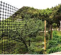 SSDDLZEQ Durable Chicken Wire Fence Mesh Black Flexible Plastic Mesh Roll For Balcony Deck Garden Patio Pond Gate Attic(1.5x50m(5x164ft))