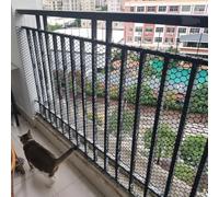 SSDDLZEQ Flat Balcony Mesh Black Garden Fence Pet Animal Barrier Deer Rabbit Dog 0.3 Inch Hole Hexagonal Poultry Fence(1.2x15m(3.9x49ft))