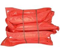 SSDDLZEQ Flood Prevention PVC Oil Barrier Floating Oil Barrier River Protection Anti-pollution Water Barrier Thickened Rubber Reusable 10 Specifications(0.35X10M)