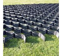 SSDDLZEQ Gravel Stabilizer Paver Artificial Turf Walkway, Easy to Cut & Attached Geocell Grids Retaining Wall, for Patio Path Grass Rocks Filling(4m x 6m (13ft x 19.5ft))