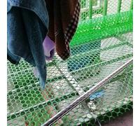 SSDDLZEQ Green Plastic Wire Fence-Garden Fence Pet Animal Barrier Deer Chicken Snow Dog Rabbit Safety-Hexagonal Hole Poultry Netting(0.5x5m/1.64x16.4ft)