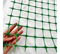 SSDDLZEQ Green Privacy Fence Screen Plastic Mesh Mesh Fabric Mulch Reusable Animal Barrier For Rabbits Goats Deer Garden Fence Temporary Fencing(1.2x25m/3.94x82ft)