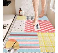 SSDDLZEQ High-end Dopamine Rubber Loofah Quick-Dry Mat(Dopamine 3,50x80cm)