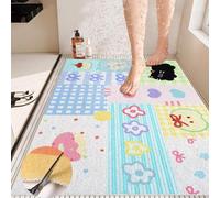 SSDDLZEQ High-end Dopamine Rubber Loofah Quick-Dry Mat(Dopamine 8,50x80cm)