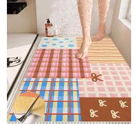 SSDDLZEQ High-end Dopamine Rubber Loofah Quick-Dry Shower Mat(Bow,40x60cm)