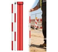SSDDLZEQ High Precision Aluminium Measuring Pole For Engineering Survey Site Marking(A,78.74 inch)