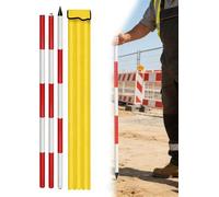 SSDDLZEQ High Precision Aluminium Measuring Pole For Engineering Survey Site Marking(B,118.11 inch)