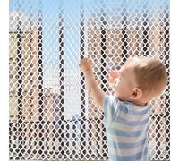 SSDDLZEQ Plastic Garden Fence Roll Security Structure Outdoor White Animal Barrier Rabbit Chicken Deer Heavy Duty Backyard Balcony Temporary Fence(1.5x5m/4.9x16.4ft)