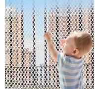 SSDDLZEQ Plastic Garden Fence Roll Security Structure Outdoor White Animal Barrier Rabbit Chicken Deer Heavy Duty Backyard Balcony Temporary Fence(0.4x5m/1.3x16.4ft)