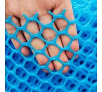 SSDDLZEQ Plastic Mesh Fence Security Mesh Lightweight Balcony Privacy Screen Pet Garden Fence Deer Chicken Dog Rabbit(2x2m/6.6x6.6ft)