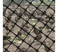 SSDDLZEQ Plastic Wire Mesh Black Poultry Farming Fence Outdoor Garden Temporary Fence Deer Fence Mesh(1.5x50m(5x164ft))