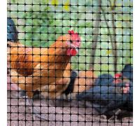 SSDDLZEQ Reusable Poultry Netting (for Chicken Pens), Black Plastic Garden Fencing (animal Barrier For Rabbits Goats Deer), Garden Netting For Vegetable Plots(1.2x50m/3.3x164ft)
