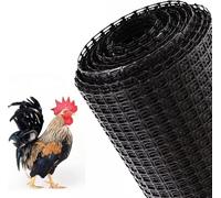 SSDDLZEQ Square Plastic Chicken Wire Fence For Patio Balcony Terrace Barrier Fencing, Pet Deer Chicken Meat Snow Dog Rabbit Safety Netting(2x50m(6.56x164ft))