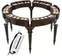 SSDDLZEQ Tree Lights Outdoor Outdoor Circular Tree Lights And Spotlights, Suitable For Trees And Roman Columns