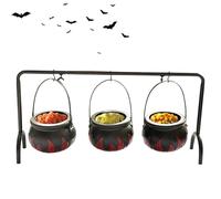 Ssdkpe Cauldron Pot | Halloween Witch Cauldron Pots | Holiday Tableware Candy Bucket for Outdoor Indoor Snacks Home Patio Lawn Backyard Garden Porch Daily Living Room