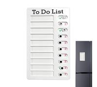 Ssdkpe Chore Chart,Reusable Sliding Planner Whiteboard,Checklist Routine Chart - for Task Tracking Home School Office Kids Adults