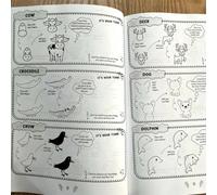 Ssdkpe Learn How to Draw - Artistic Interactive Educational Activities,Step By Step Drawing Book for Kids | for Beginners Indoor Outdoor School Dorm Travel Birthday Party Favors