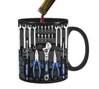 Ssdkpe Mechanic Toolbox Coffee Mug - Funny Cup for Mechanics and Engineers - Creative Ceramic Mug with Handle - Large