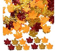 Ssdkpe Thanksgiving Leaves Confetti,Fall Confetti Autumn Confetti - 15g Thanksgiving Day Maple Leaves Sequins Confetti Autumn Fall Wedding Baby Shower Sprinkles Confetti