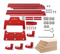 Ssdkpe Track Saw Parallel Guide Rail,Aluminium Alloy Sliding Track Guide Rail | Carpentry Cutting Assistant Accessories for Cabinet Making Mortise Calibration Furniture Work Panel Joining