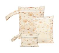 Ssdkpe Wet Bags for Baby | Clothes Pouches Set of 3 - Waterproof Diaper Organizer Storage Sack Bags for Kids Adults Camping Pool Trip Travel Hiking Vacation