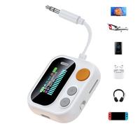 Ssdkpe Wireless Transmitter Receiver | Wireless TV Adapter,Audio Adapter Portable with Color Display for Tech Savvy Individuals Home Stereo Users Music Lovers Travelers Enthusiasts