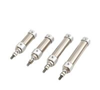 SSDXFJZR 1 Pcs CDJ2B Hole Diameter 10mm Mini air Cylinder 10 * 15 16x50 Mini Double Acting Cylinder(Stroke 75mm)