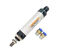 SSDXFJZR MAL40mm bore Mini Pneumatic Cylinder 25 50 100 200 300 400 500mm Stroke Aluminum Alloy Small Double Action Parts