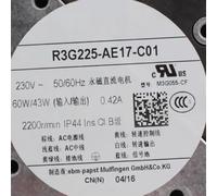 SSDXFJZR R3G225-AE17-C01 230V 0.42A 60/43W 2200RPM Cooling Fan 225mm