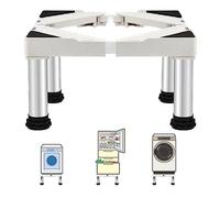 SSEHCWAN Washer and Dryer Stands, Washing Machine Stand Base Adjustable Appliance Base Max Load 770LB/350KG Pedestal for Washing Machine Dryers Refrigerator, Increase 9.4-10.6inch 24-27cm Height